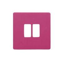 Colours Cerise Switch Front Plate