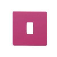 Colours Cerise Switch Front Plate