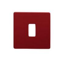 Colours Claret Switch Front Plate