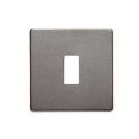 Colours Slate Grey Switch Front Plate