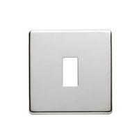 Colours Chrome Effect Switch Front Plate
