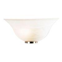 colmar white alabaster wall uplighter