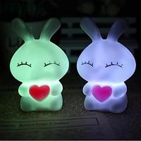 Coway Love Mi Rabbits Colorful LED Nightlight Lamp