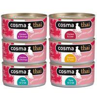 cosma thai in jelly saver pack 24 x 170g chicken with shrimps