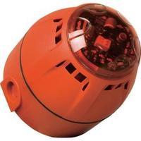 Combo LED ComPro Chiasso Razor Red Flash, Non-stop acoustic signal 12 Vdc, 24 Vdc 100 dB
