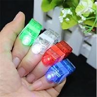 Colorful LED Laser Finger Light 8 pcs (Random Color)