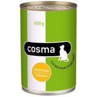 cosma original in jelly saver pack 12 x 400g chicken