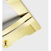 contemporary brass 2 in 1 frame for eko fires