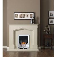 coniston jurastone fireplace with electric fire