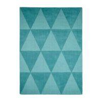 Colours Lucille Teal Rug (L)1.7m (W)1.2m