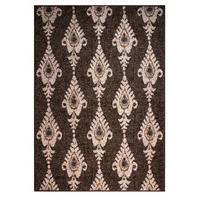 Contemporary Brown Ikat Rug 120x170cm