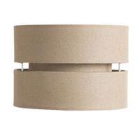 colours duo taupe 2 tier lamp shade d22cm