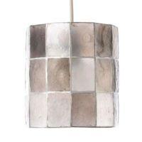 Colours Cabriole Grey Cylinder Lamp Shade (D)16cm