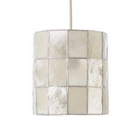 Colours Cabriole Natural Cylinder Lamp Shade (D)16cm