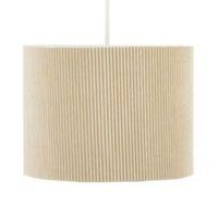 colours zadeh cream micropleat light shade d20cm