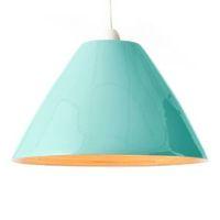 colours cruse duck egg painted lamp shade d35cm