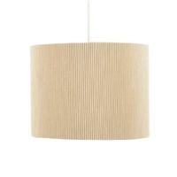 colours zadeh cream micropleat light shade d26cm