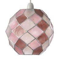 Colours Maringa Pink Diamond Lamp Shade (D)22.5cm