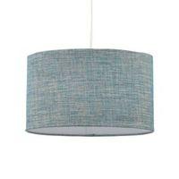 Colours Sadler Oval Blue Metallic Light Shade (D)30cm