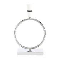 colebrook circle chrome table lamp base