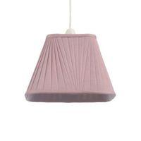colours conwey heather pleated light shade d25cm