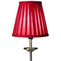 Colours Clara Red Pleated Light Shade (D)16cm