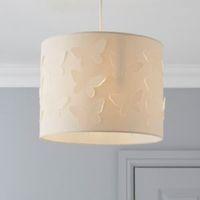 Colours Carriera Cream Butterfly Cut Out Light Shade (D)30cm
