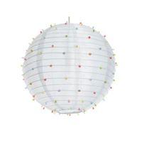 colours white beaded pendant light shade d405mm