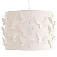 Colours Carriera Cream Butterfly Cut Out Light Shade (D)30cm