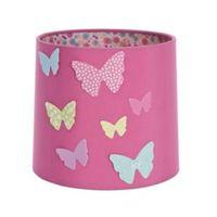colours pink butterflies light shade d165cm