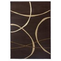 Contemporary Brown Geometric Rug - Element 160x220