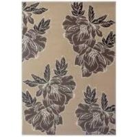 Contemporary Beige Floral Rug - Element 120x160