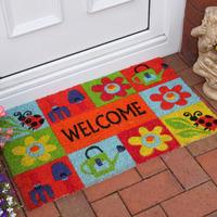 Coco Bright Colourful Welcome Garden Mat 355