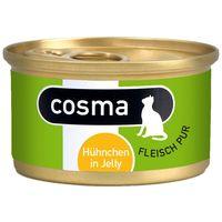 cosma original in jelly saver pack 12 x 85g tuna and chicken