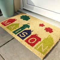 coco modern colourful anti slip entrance mat 016