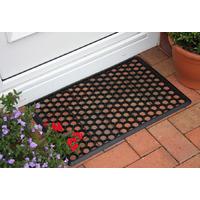 Coco Tough Black Rubber Hollow Doormat 005 40cm x 60cm