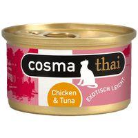 cosma thai in jelly 6 x 85g chicken with tuna