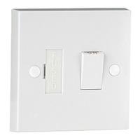 contractor range 13a 1 gang dp switched fused spur unit flex outlet wh ...