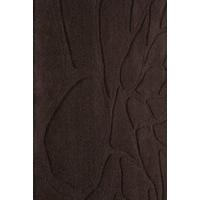 Contemporary Chocolate Brown Wool Rug - Flora - 120x170cm (3\'?11\