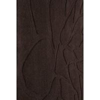 contemporary chocolate brown wool rug flora 120x170cm 311 x 57