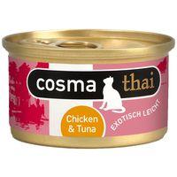 cosma thai in jelly saver pack 24 x 85g chicken with tuna