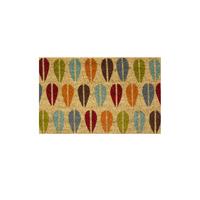 Coco Modern Colourful Leaf Print Doormat RGH06