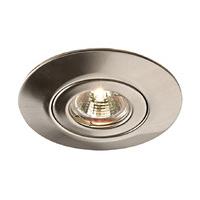 converse 50w gu10 fixed downlight satin silver 85299