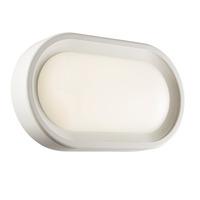 corden 18w led oval bulkhead matt white ip65 900lm 85581