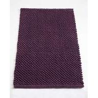 Cotton Bobble Bath Mats - Plum