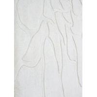 Contemporary Cream Wool Rug - Flora - 120x170cm