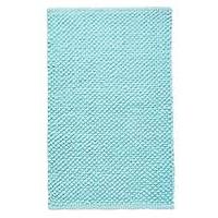 cotton bobble bath mats duck egg