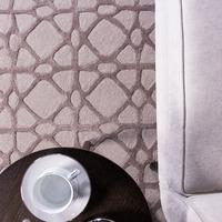 contemporary grey geometric wool rug meraki 160x230