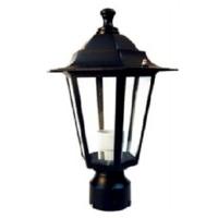 Coach Lantern - Base Mounted Black