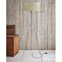 Country Check Tripod Floor Lamp